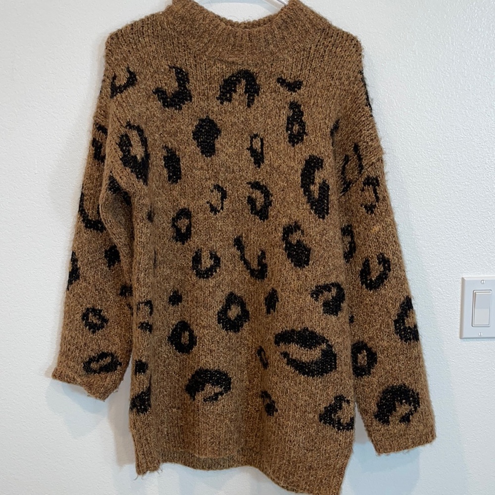 Target Oversized Leopard Print Sweater